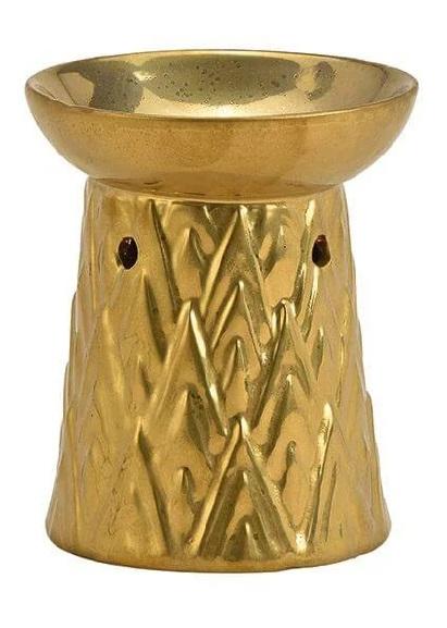 Duftlampe aus Keramik Gold