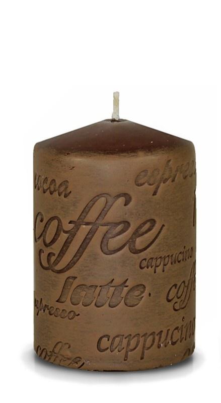 bronze Kerze Kaffeewalze klein