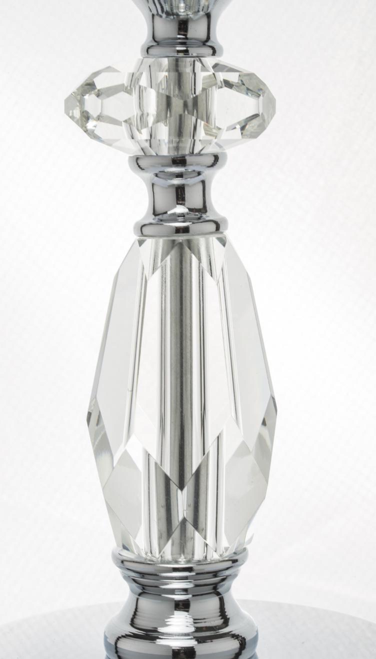 Kerzenhalter Silber Diamant - 2