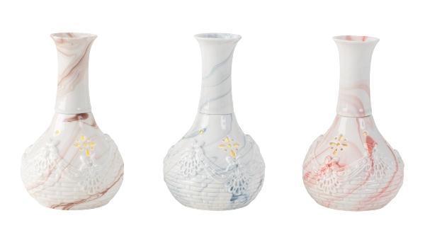 Porzellan Vase mit LED