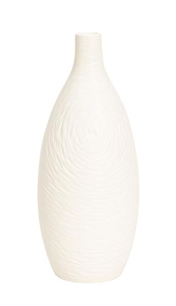 Porzellan Vase weiß h=23cm