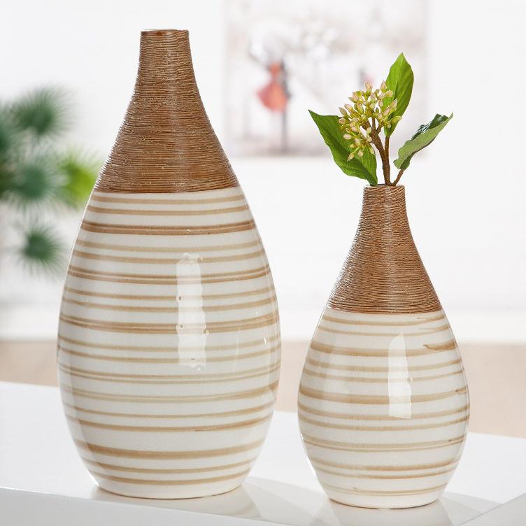 Keramik bauchige Vase`Verona