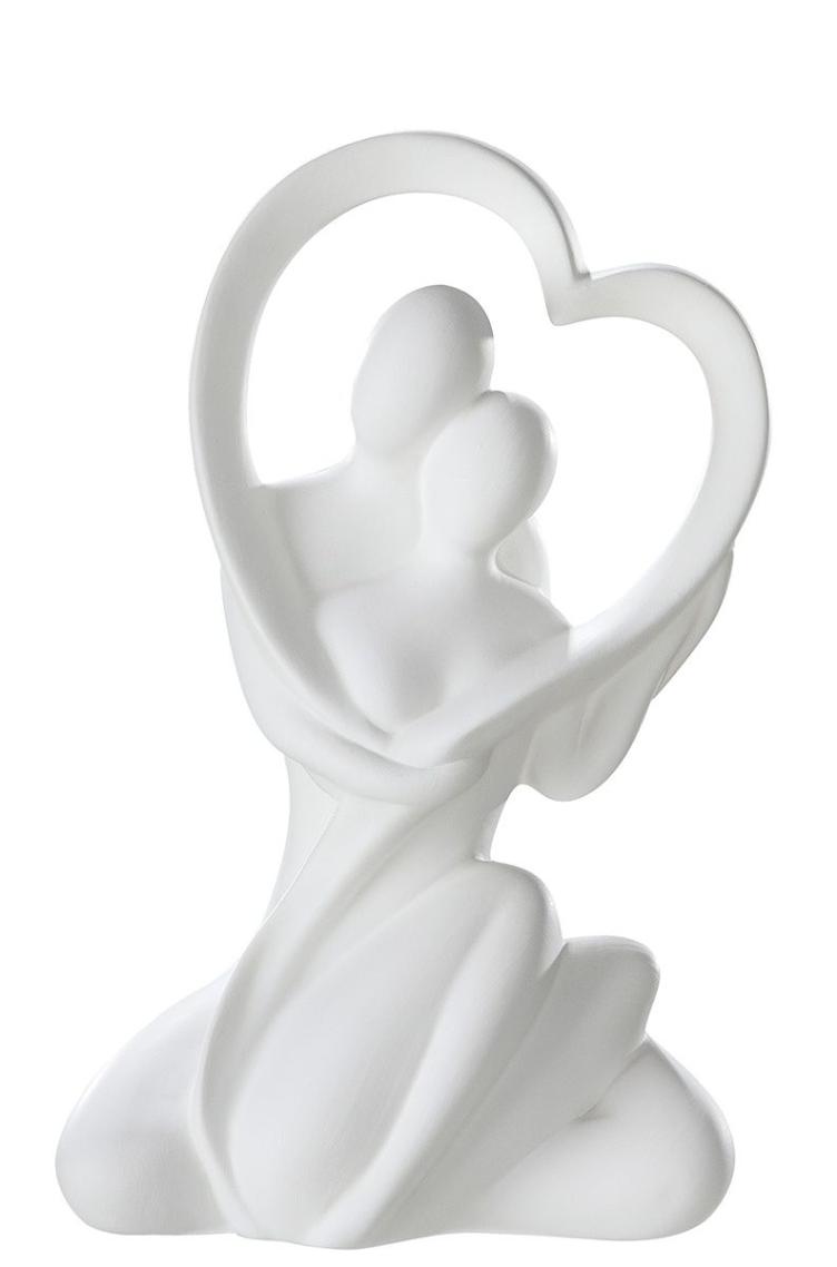 Keramik Francis Paar `Herzblick`