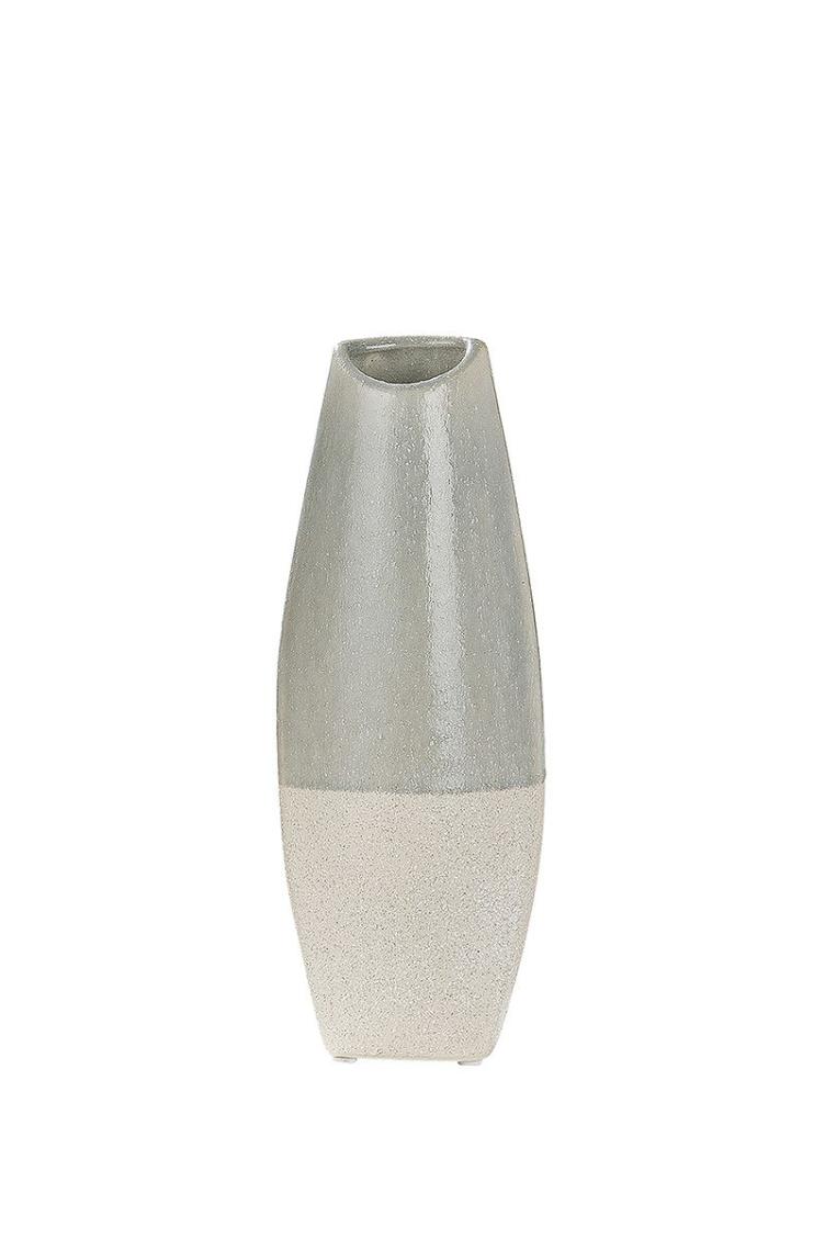 Keramik flache Vase `Oceano` 40cm