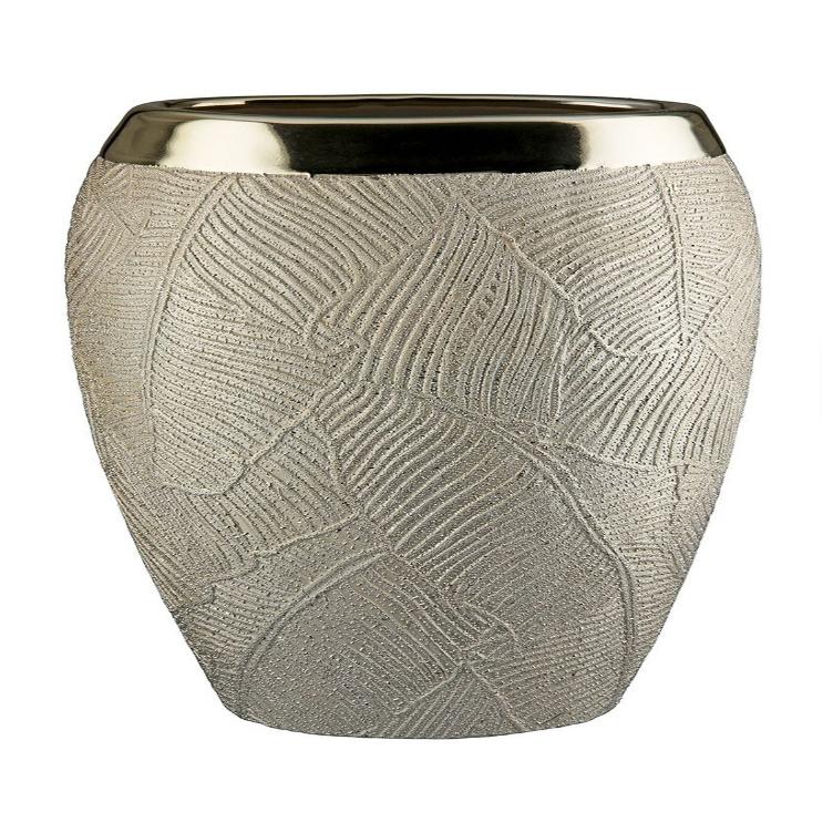 Keramik breite Vase `Cascade` - 1