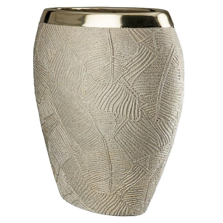 Keramik breite Vase `Cascade` - 1