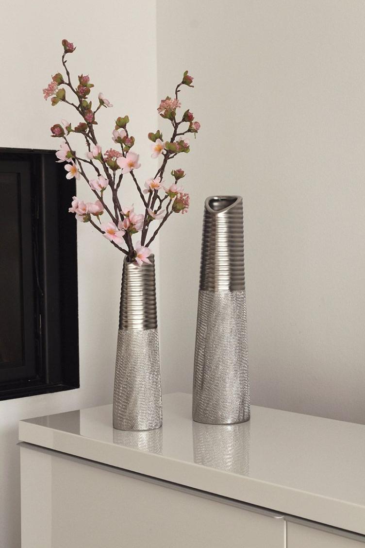 Keramik Dreieck-Vase `Trace` - 0