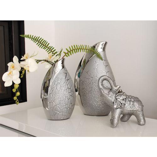 Keramik schmale Vase `Mandalor`