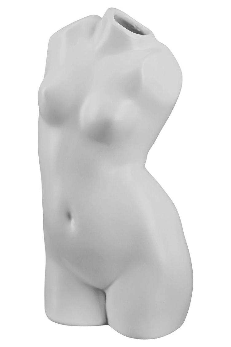 Keramik Vase Body `White Lady` matt - 0