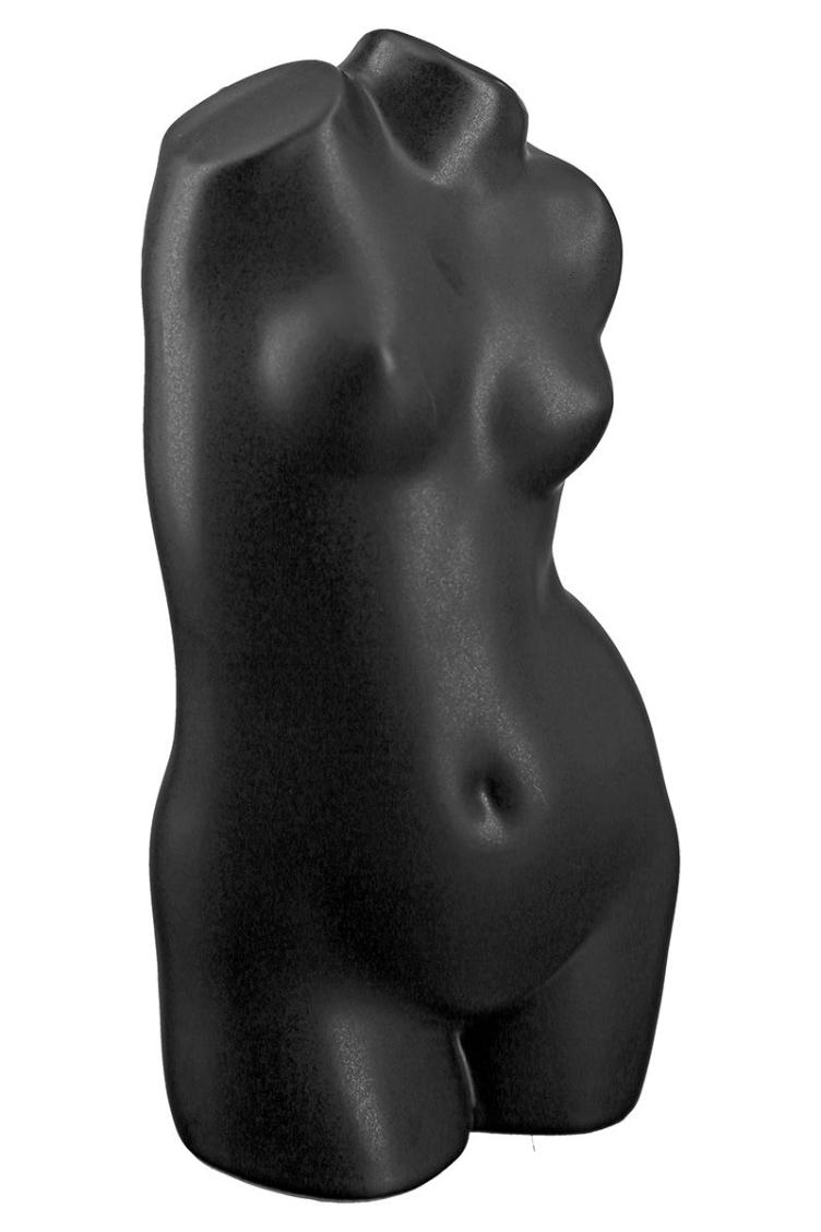 Keramik Vase `Black Lady` matt - 1