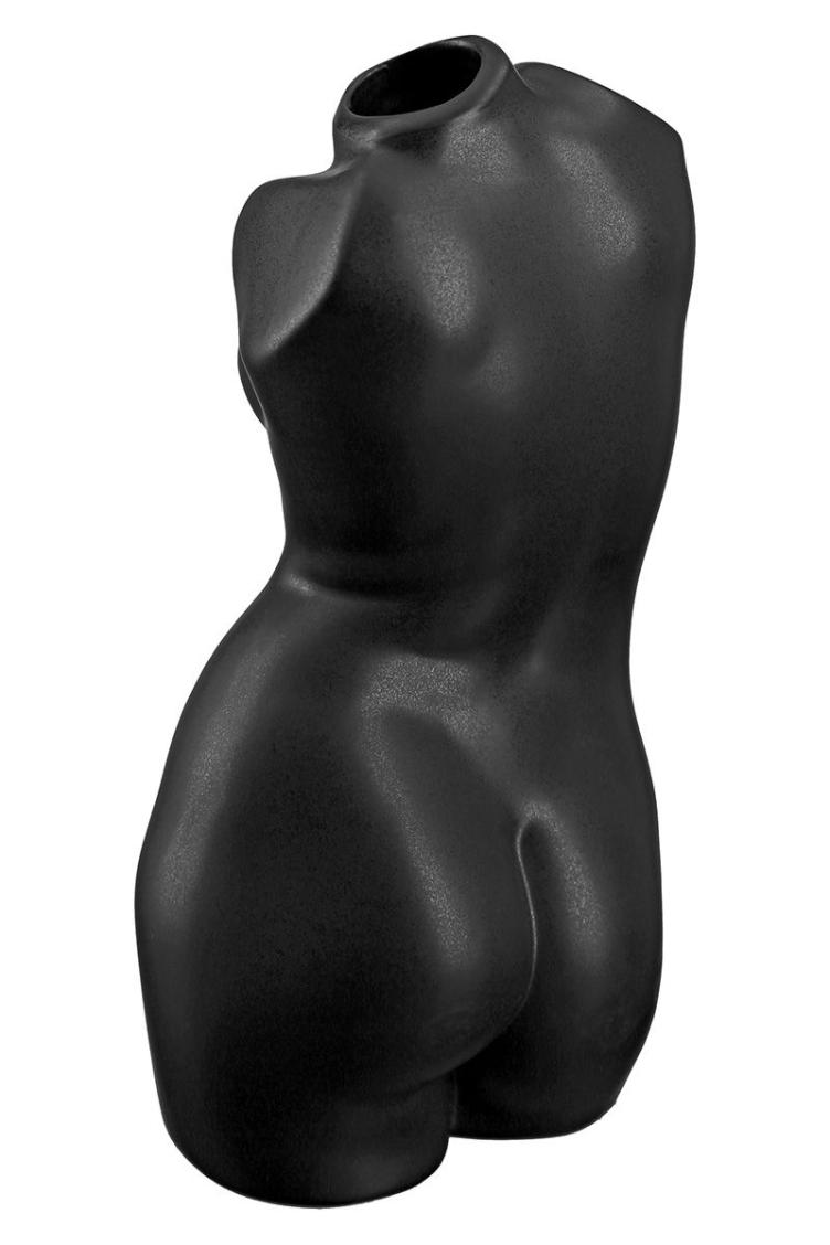 Keramik Vase `Black Lady` matt - 2