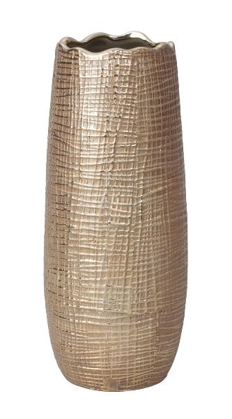 Vase bronze rund 33cm
