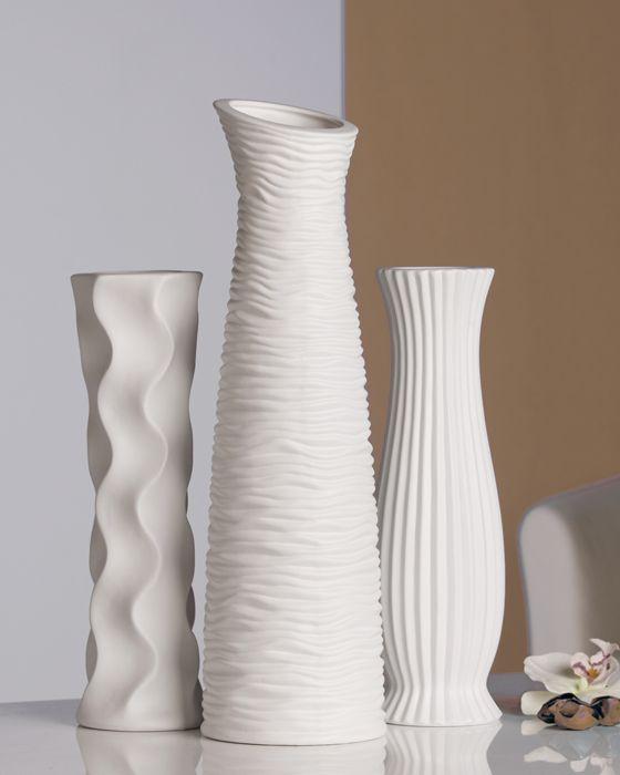 Vase`Diverso`weiß,H.33,5cm,Keramik