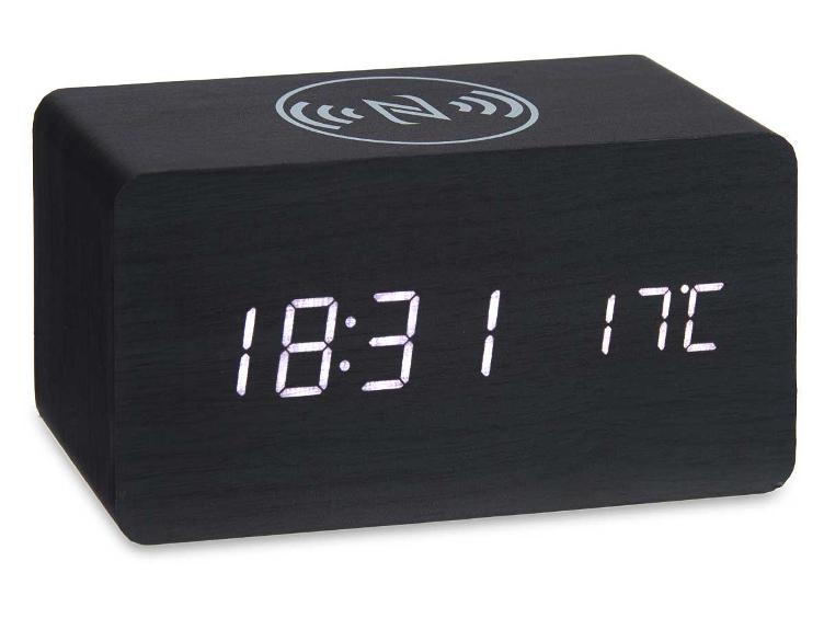 Digital Uhr mit Alarm-Ladegerät-Mov-Temperatur - 2