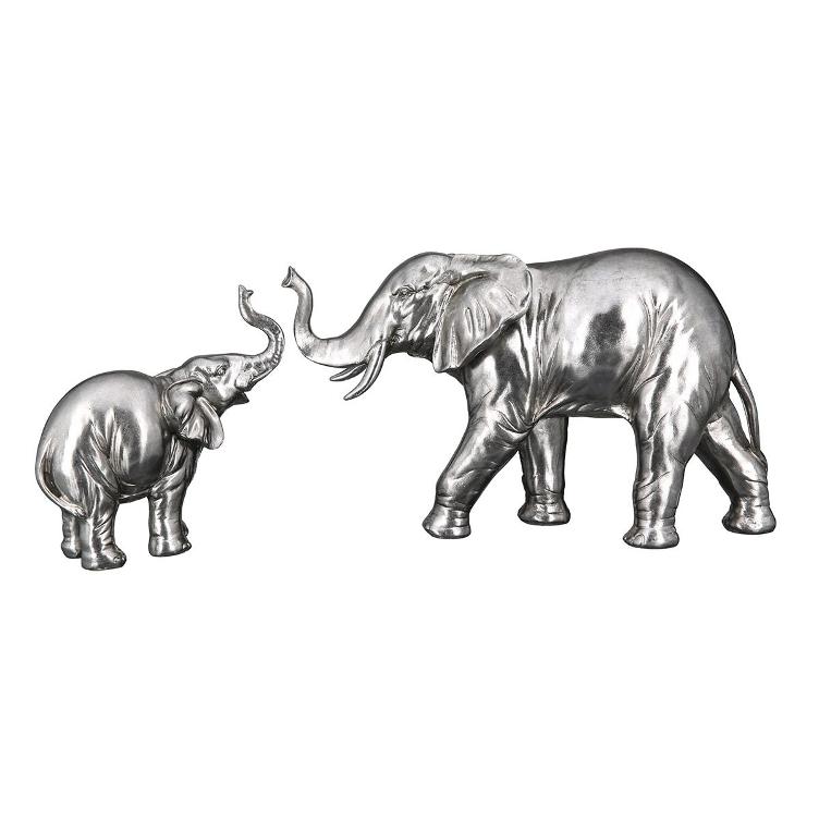 Elefant`Jumbo`ant.silber,Poly