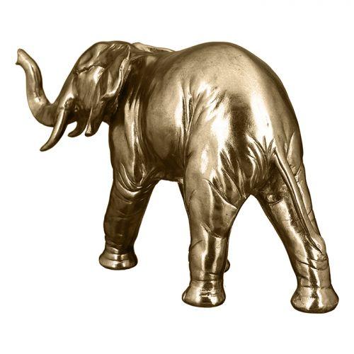 Elefant`Jumbo`ant.goldfarben,