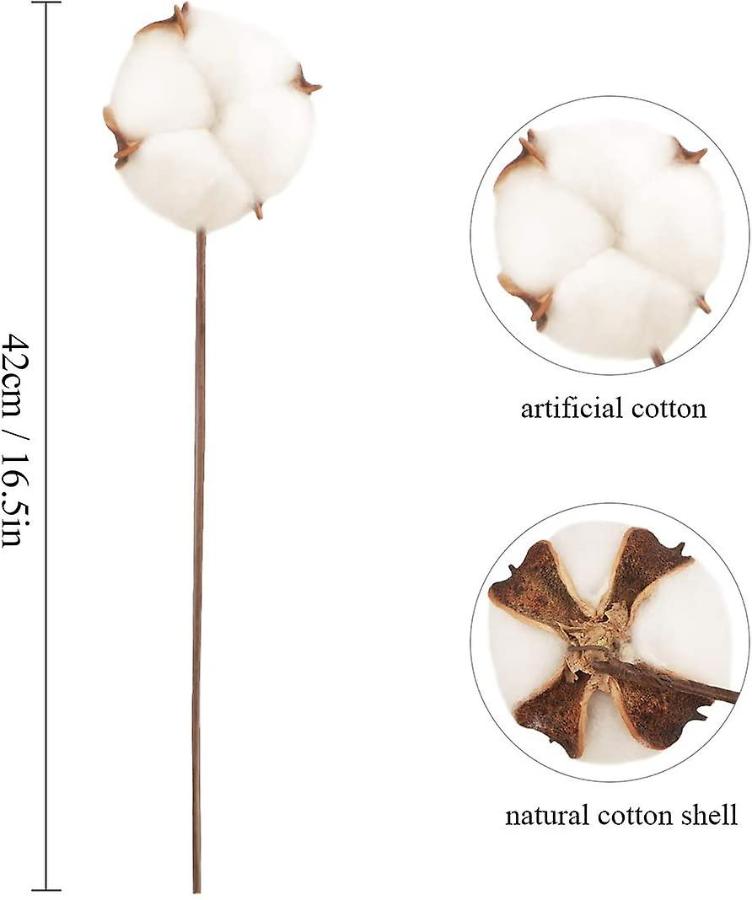 GF Deco Stem Cotton 3head 50cm - 0