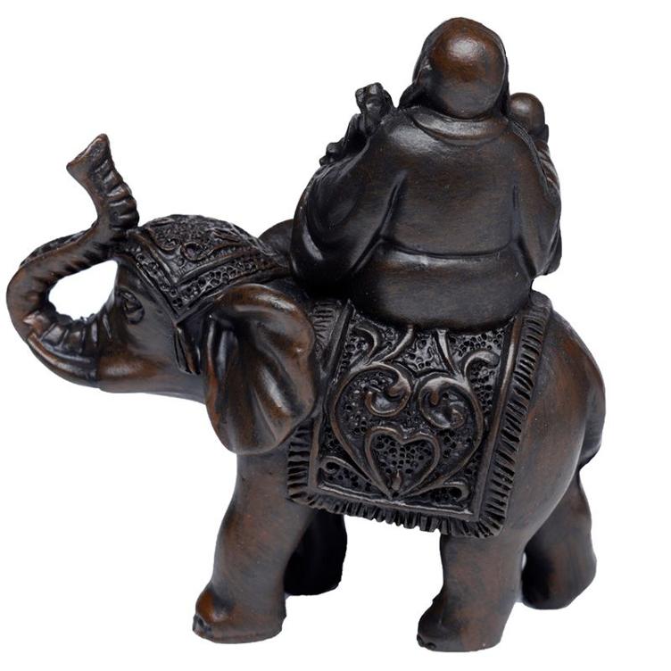 Buddha & Elefant Figur - 1