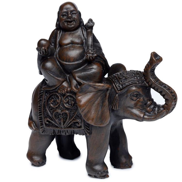 Buddha & Elefant Figur