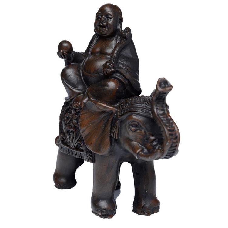 Buddha & Elefant Figur - 0