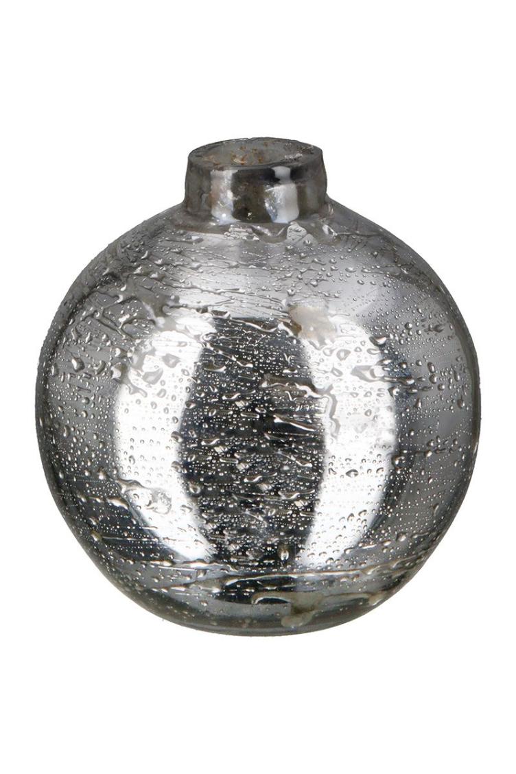 Kleine Vase, Drop Silber - 0