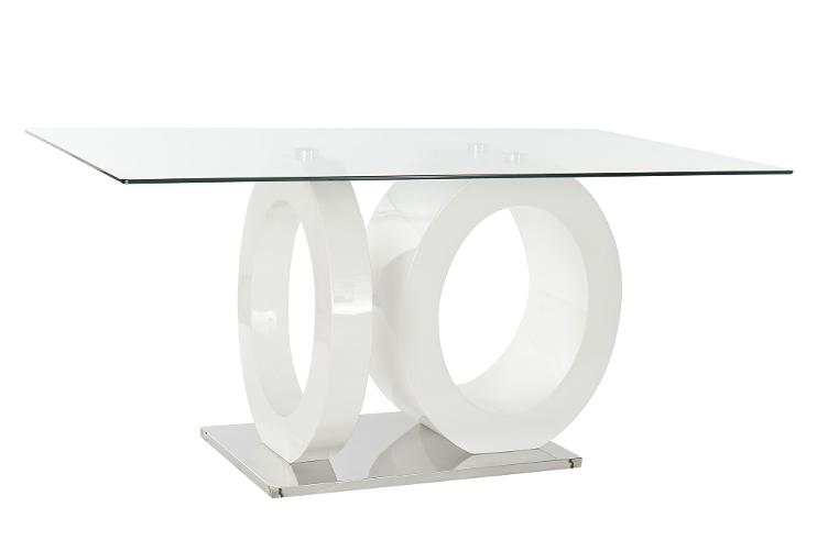 Tisch mit Glasplatte 160X90 CM