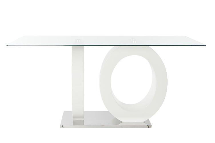 Tisch mit Glasplatte 160X90 CM - 2