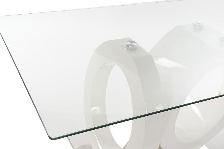 Tisch mit Glasplatte 160X90 CM - 3